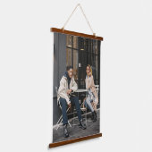 デザイン独自の写独身の真 吊り下げ型タペストリー (傾斜あり)