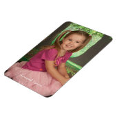 デザイン独自の写真パーソナライズされたマグネットテンプレート マグネット (左側)