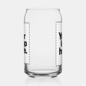 デザイン独自の印刷缶ガラス ガラス缶 (左)