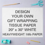 デザイン独自の厚い組織包み紙 薄葉紙 (クラフト)