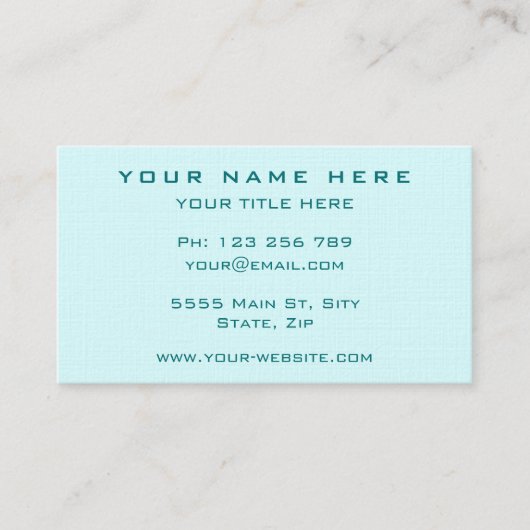 デザイン独自の名刺の色の選択 名刺 (正面)