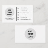 デザイン独自の名刺テンプレート 名刺 (正面/裏面)