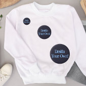 デザイン独自の大きな丸いボタン 缶バッジ