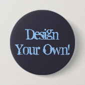 デザイン独自の大きな丸いボタン 缶バッジ (正面)