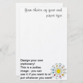 デザイン独自の文房具 便箋 (正面/裏面)