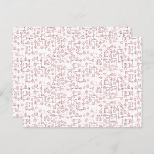 デザイン独自の旅行はがき ポストカード (正面/裏面)