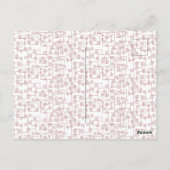 デザイン独自の旅行はがき ポストカード (裏面)