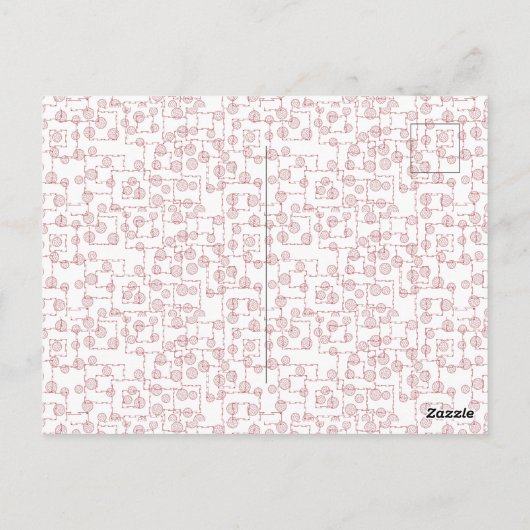 デザイン独自の旅行はがき ポストカード (裏面)