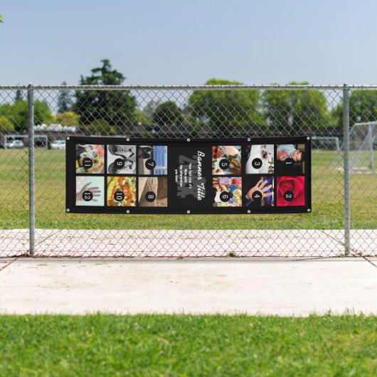 デザイン独自の縦型バナー12写真+文字簡単 横断幕 (インサイチュ)