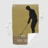 デザイン独自の署名ゴルフタオル ゴルフタオル (インサイチュ)