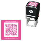 デザイン独自の色QRコード自己インク入力スタンプ セルフインキングスタンプ (インサイチュ)