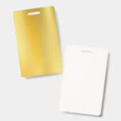 デザイン独自の金ゴールドバッジ バッジ (Front & Back)