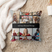 デザイン独自の10フォトコラージュのポスター クッション (ブランケット)