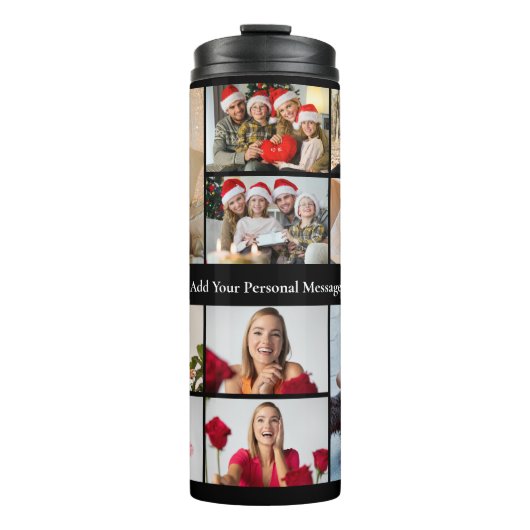 デザイン独自の10フォトコラージュのポスター タンブラー (正面)