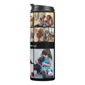 デザイン独自の10フォトコラージュのポスター タンブラー (回転右)