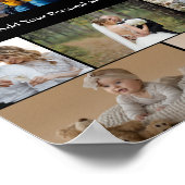 デザイン独自の10フォトコラージュのポスター ポスター (角)