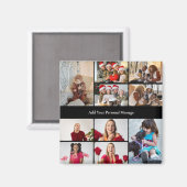 デザイン独自の10フォトコラージュのポスター マグネット (正面/裏面)