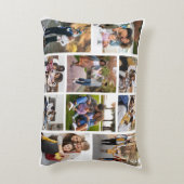 デザイン独自の10フォトコラージュ アクセントクッション (裏面(縦))