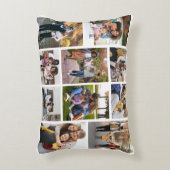 デザイン独自の10フォトコラージュ アクセントクッション (正面(垂直))