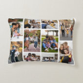 デザイン独自の10フォトコラージュ アクセントクッション (裏面)