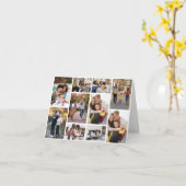 デザイン独自の10フォトコラージュ カード (黄色い花)