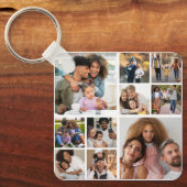 デザイン独自の10フォトコラージュ キーホルダー (正面)