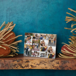 デザイン独自の10フォトコラージュ フォトプラーク