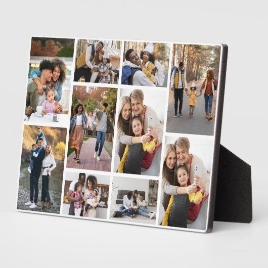 デザイン独自の10フォトコラージュ フォトプラーク (側面)