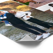 デザイン独自の10フォトコラージュ ポスター (角)