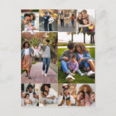 デザイン独自の10フォトコラージュ ポストカード (正面)