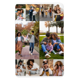 デザイン独自の10フォトコラージュ マグネット