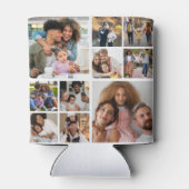 デザイン独自の10フォトコラージュ 缶クーラー (裏面)