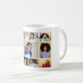 デザイン独自の11フォトコラージュ コーヒーマグカップ (正面右)