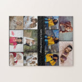 デザイン独自の11フォトコラージュ ジグソーパズル (横)