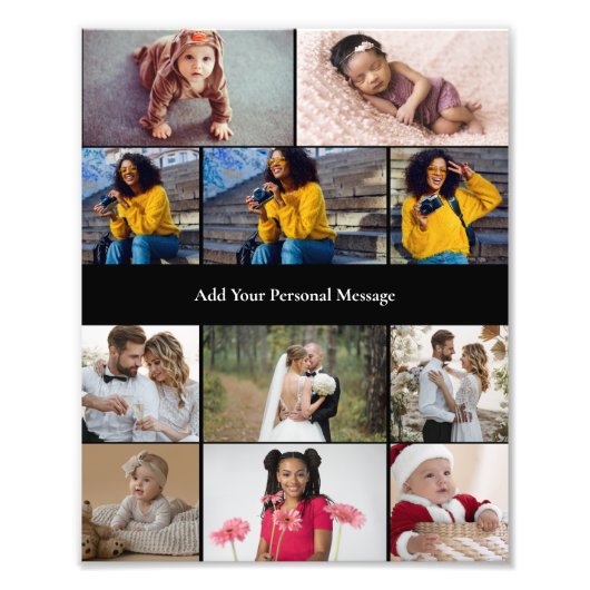 デザイン独自の11フォトコラージュ フォトプリント            (正面)