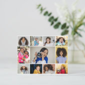デザイン独自の11フォトコラージュ ポストカード (スタンド正面)