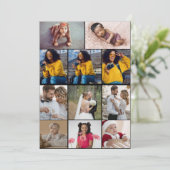 デザイン独自の11フォトコラージュ 案内状 (スタンド正面)