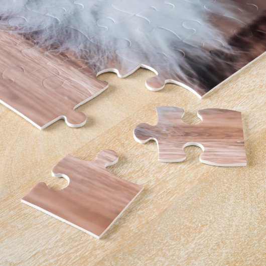 デザイン独自の11x14インチ/252ピースカスタムペット写真 ジグソーパズル (側面)