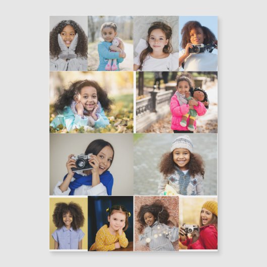 デザイン独自の12フォトコラージュ (正面)