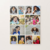 デザイン独自の12フォトコラージュ ジグソーパズル (縦)