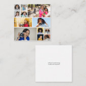 デザイン独自の12フォトコラージュ ノートカード (正面/裏面)