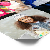 デザイン独自の12フォトコラージュ ポスター (角)