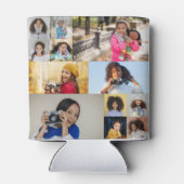 デザイン独自の12フォトコラージュ 缶クーラー (裏面)