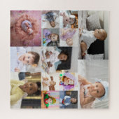 デザイン独自の14フォトコラージュ ジグソーパズル (横)