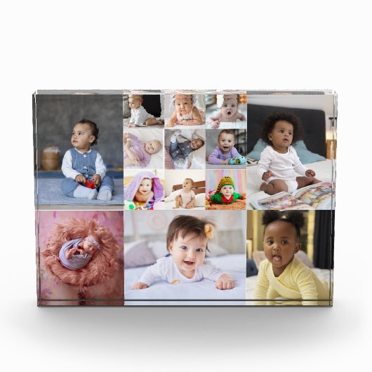 デザイン独自の14フォトコラージュ フォトブロック (正面)