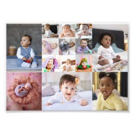 デザイン独自の14フォトコラージュ フォトプリント           