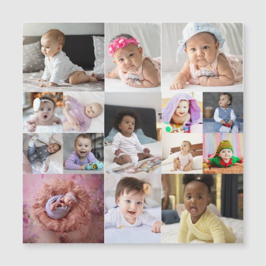 デザイン独自の15フォトコラージュ (正面)