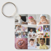 デザイン独自の15フォトコラージュ キーホルダー (正面)