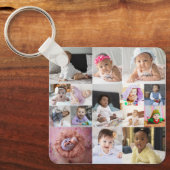 デザイン独自の15フォトコラージュ キーホルダー (正面)