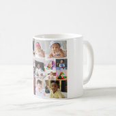 デザイン独自の15フォトコラージュ コーヒーマグカップ (正面右)